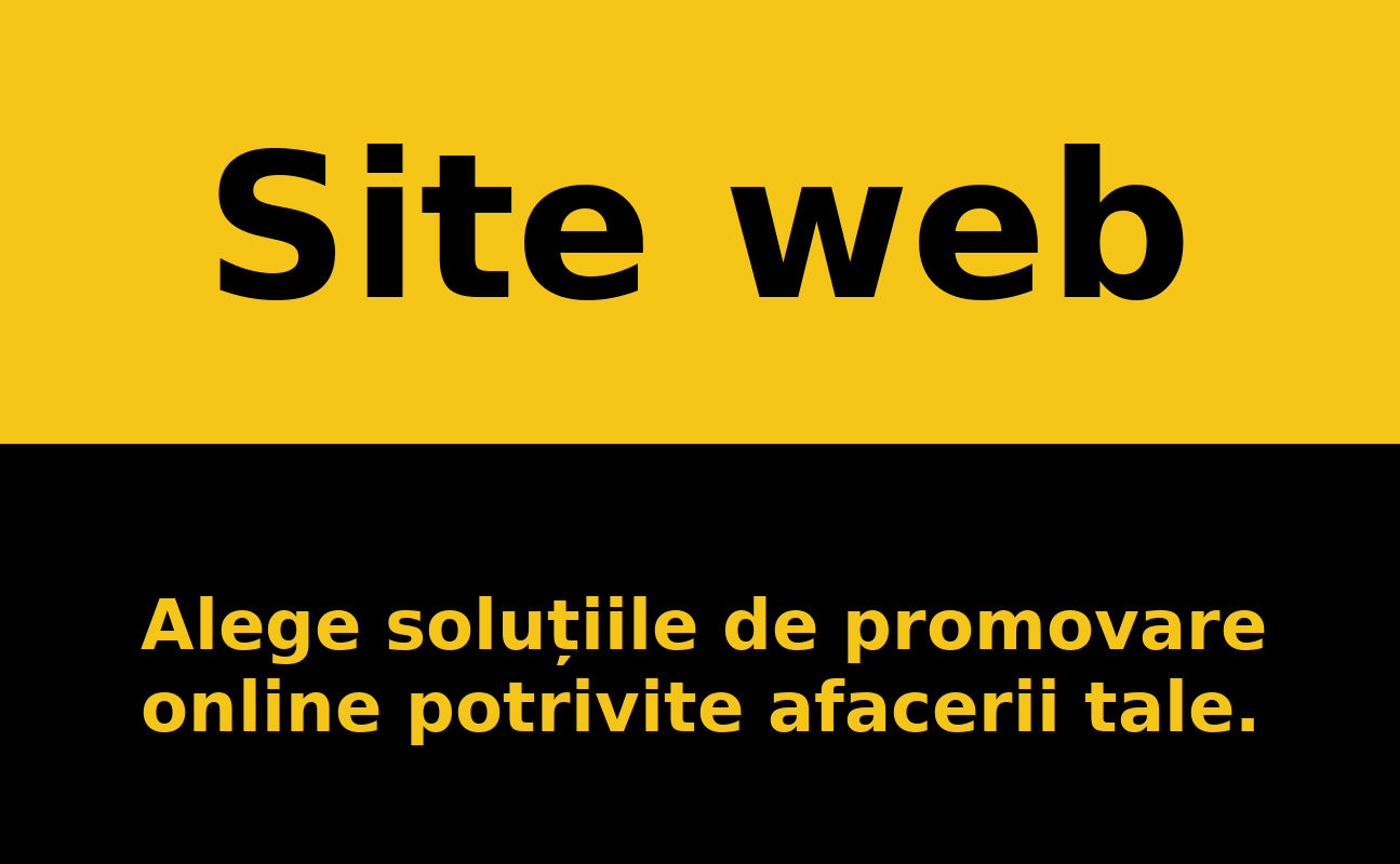 Creare site web şi promovare online