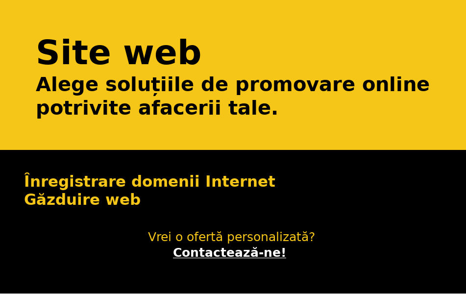 Contactati-ne pentru creare site web