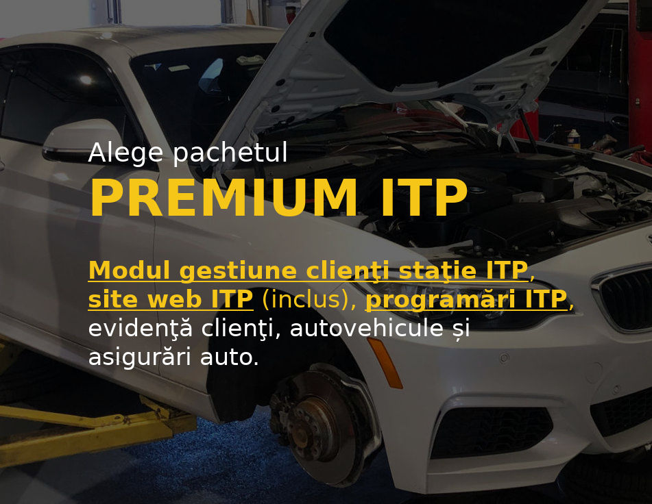 Aplicatie pentru gestiune statie ITP