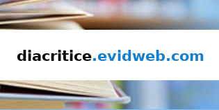 Diacritice EVIDWEB